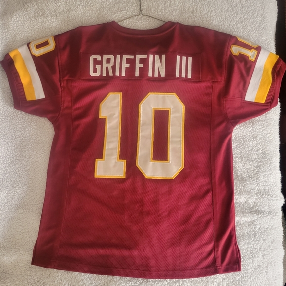 NFL Washington Redskins Red, White, And Gold RG3 Jersey - Picture 3 of 5